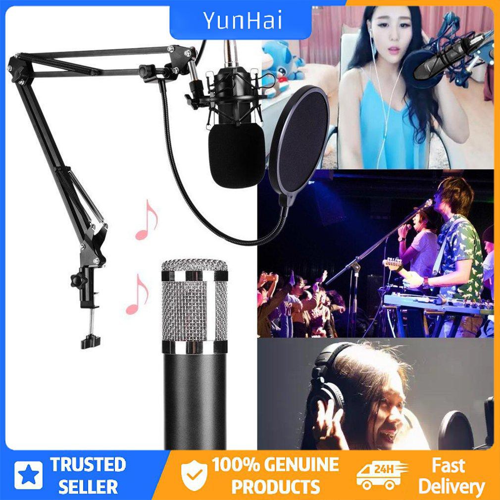 BM800 Dynamic Condenser Microphone Sound Studio KTV Hát Ghi âm Mic | BigBuy360 - bigbuy360.vn