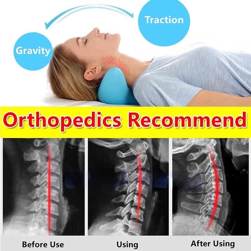 Gối massage cổ/ vai điều chỉnh linh hoạt giảm đau