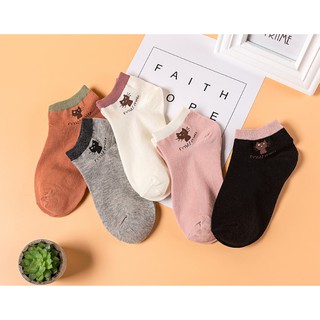 Tất miu miu chất cotton mềm mịn thấm hút mồ hôi tốt