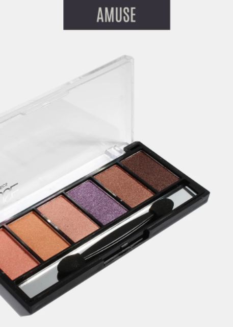 [Bill Mỹ] Bảng Màu Mắt 6 Màu Lì / Ánh Nhũ Amuse Eyeshadow / Shop Miss A / Missa