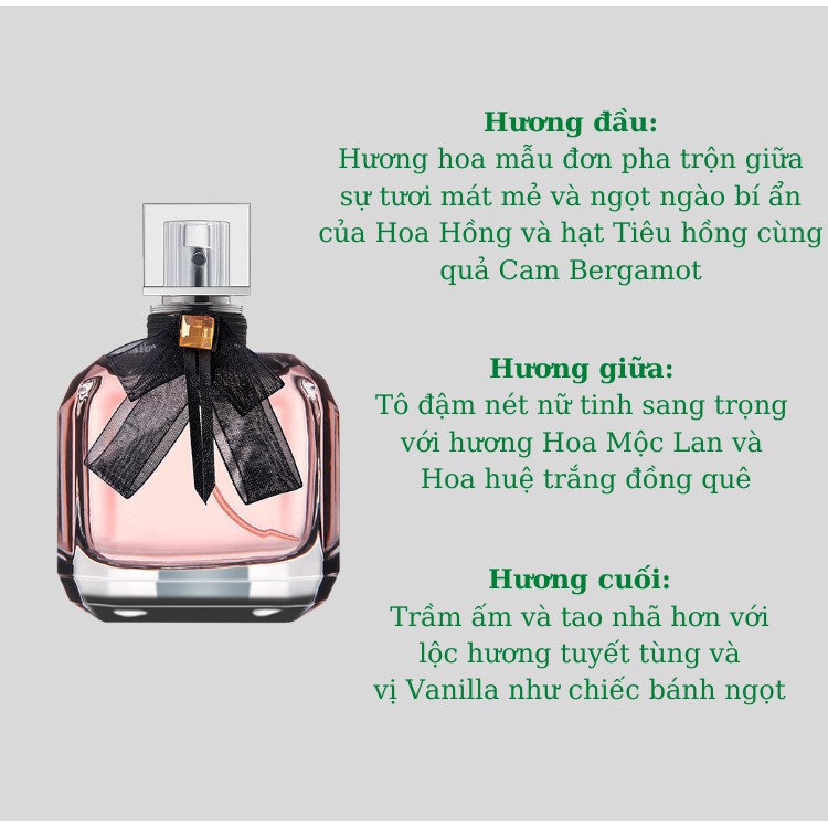 Nước Hoa Nữ, Nước Hoa Thơm Lâu Mon Paris 100ml Hương Thơm Nhẹ Nhàng, Quyến Rũ Dầu Thơm cho phái nữ | BigBuy360 - bigbuy360.vn