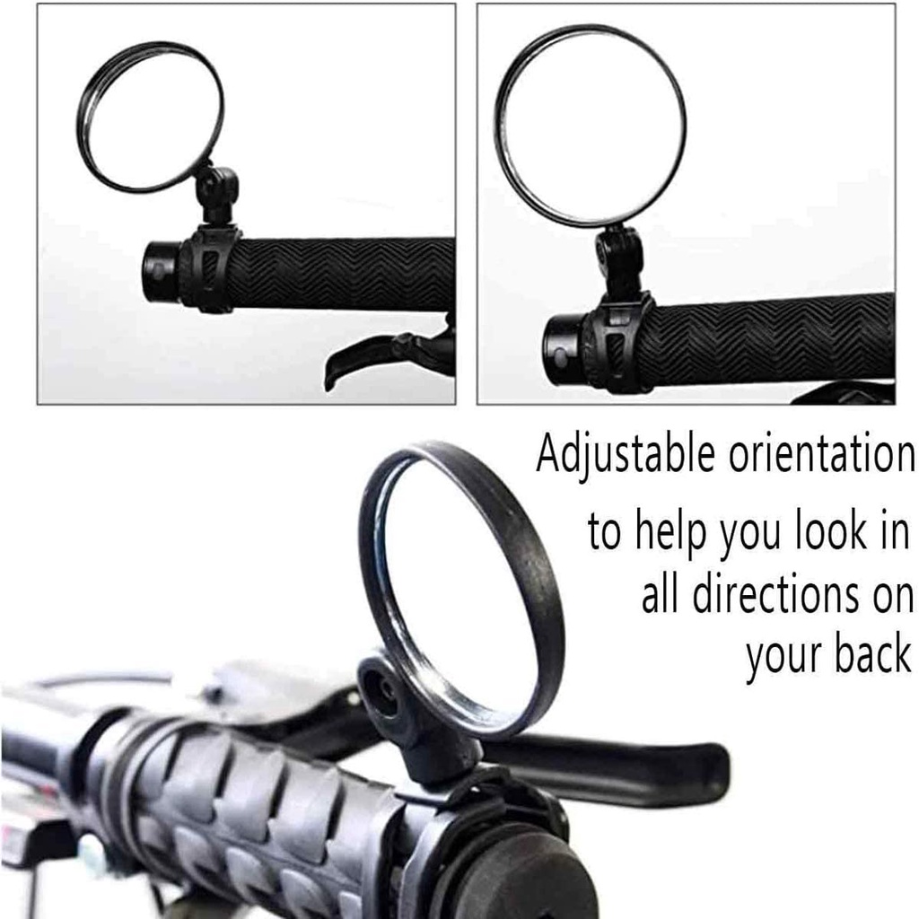 Gương chiếu hậu xoay 360 độ cho xe đạp