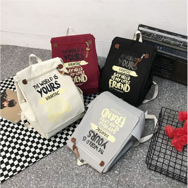 Balo Nữ 💖𝐅𝐑𝐄𝐄 𝐒𝐇𝐈𝐏💖 Balo Thời Trang Nam Nữ Ulzzang Vải Oxford Đựng Vừa LAPTOP 15.6 INCH (BL-28)