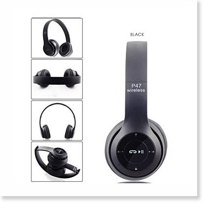 ( GIÁ HỦY DIỆT) TAI NGHE BLUETOOTH P47 CHỤP TAI CÓ KHE CẮM THẺ NHỚ | BigBuy360 - bigbuy360.vn