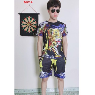 Bộ hè nam in 3d cao cấp