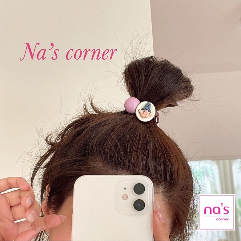 Cột tóc hoạt hình ngộ nghĩnh phong cách Hàn quốc