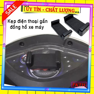 Kẹp điện thoại dán mặt đồng hồ xe máy siêu dính