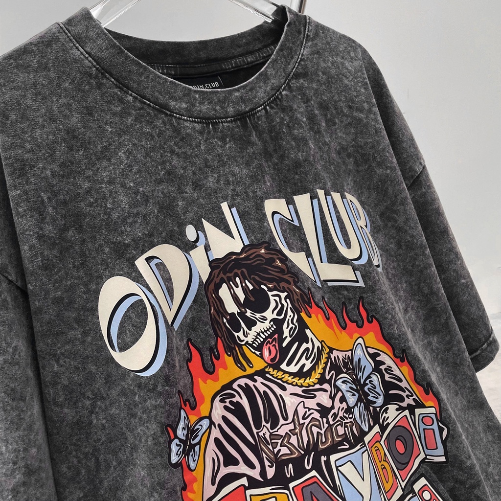 Áo Thun Odin Playboi Carti, Áo phông chất liệu 100% cotton co giãn 2 chiều, Local Brand ODIN CLUB