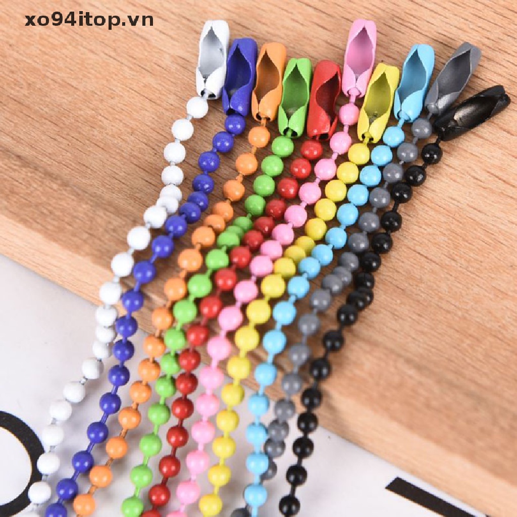 Set 10 Hạt Cườm Xỏ Lỗ 2.4MM Dùng Để Làm Đồ Trang Sức Thủ Công