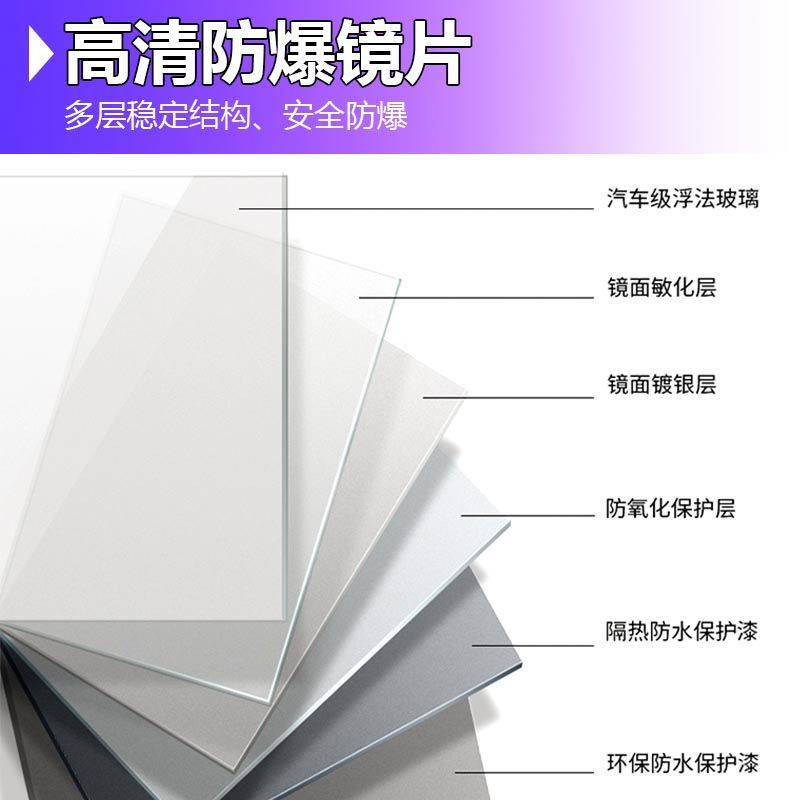 Gương Chiếu Hậu HD AOS4 Màu Xanh Dương Phản Quang Phù Hợp Cho Xe Mô Tô Sanyangguangyang Fire Phoenix FNX gogoro