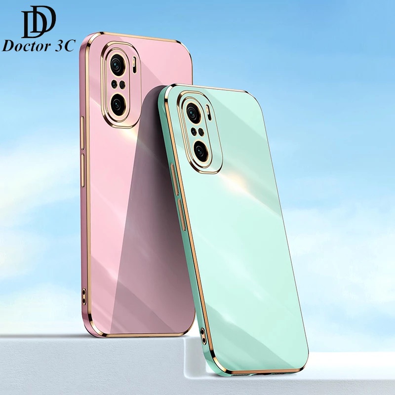 Ốp Điện Thoại Viền Vuông TPU Mềm Mạ Điện Kèm Phim Bảo Vệ Lens Cho Redmi K50 K40 Gaming K30 K20 Pro 4G 5G 2022