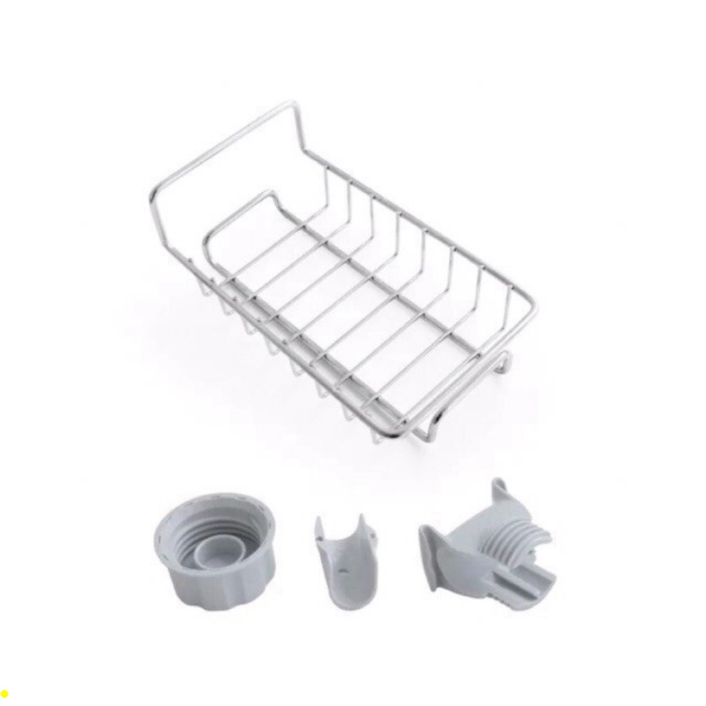 Giá Treo Đồ Rửa Bát Tại Bồn INOX Cao Cấp, Kẹp Vòi Rửa Bát Tiện Lợi