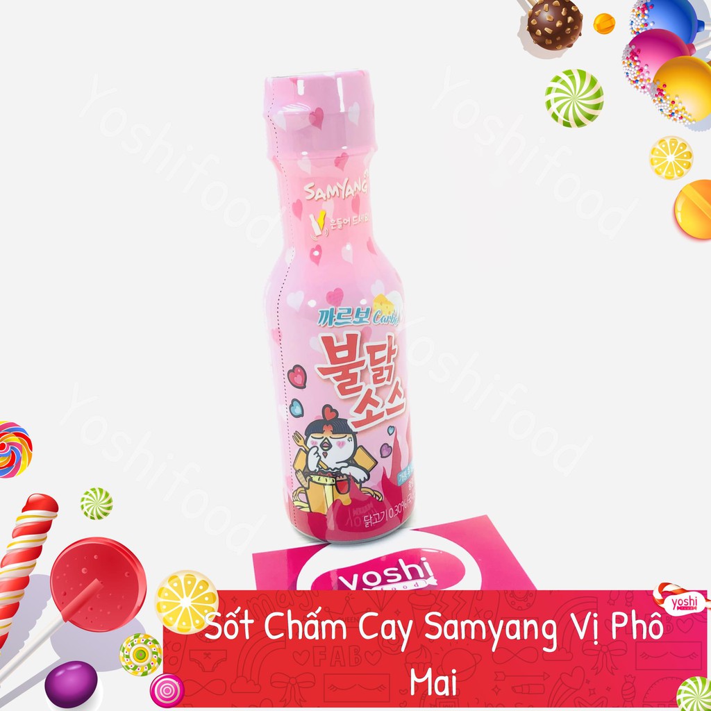 [3 Loại] Sốt Chấm Cay Samyang Nhiều Vị 200gr Hàn Quốc