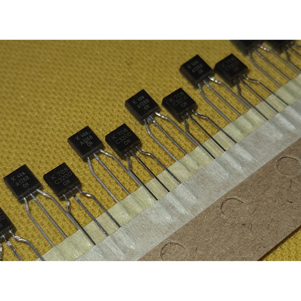 A1268 và C3200  chân Sắt, 10 cặp mới, chính hãng KEC 100mA 120V