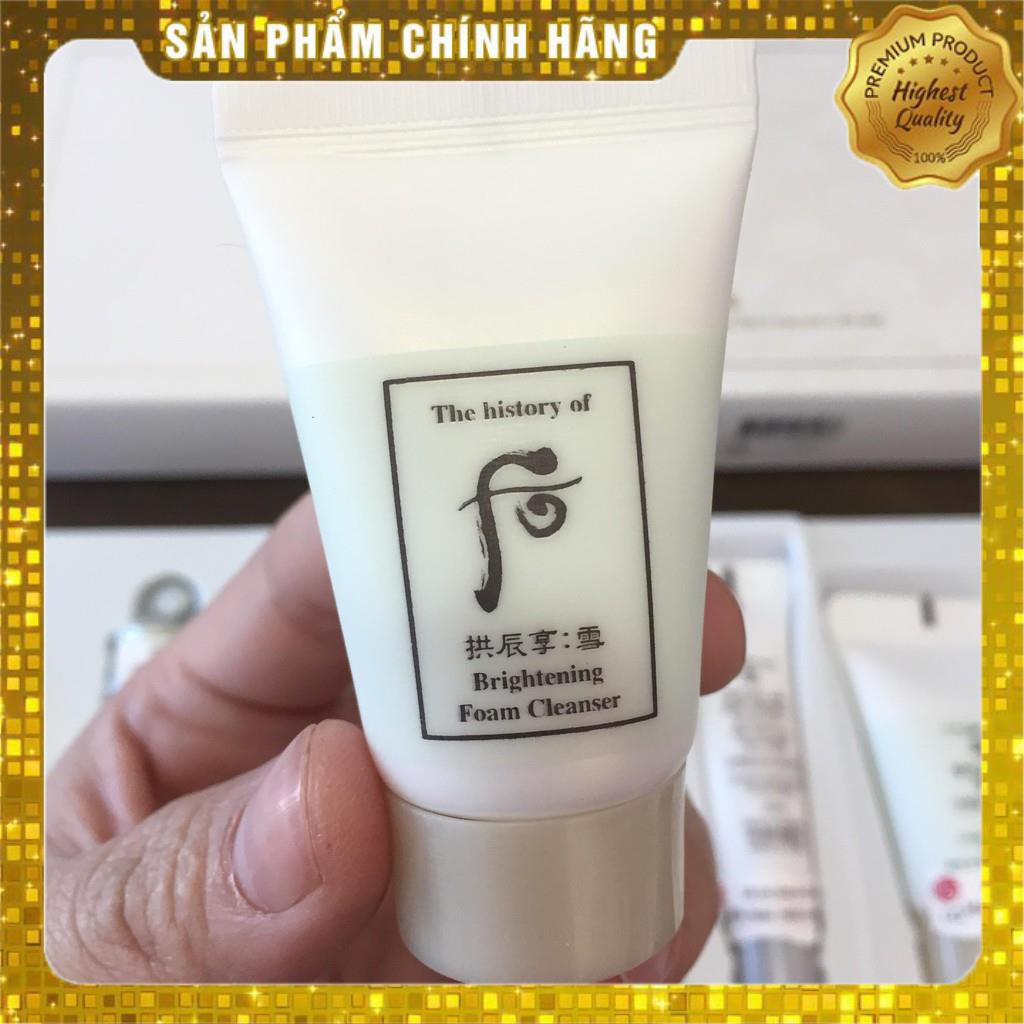 [sale giá gốc] Sữa rửa mặt làm sáng da Brightening cleansing Foam 13ml chính hãng