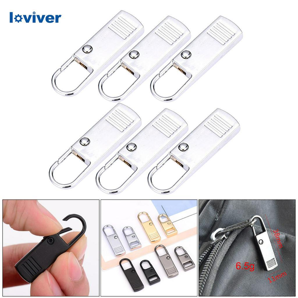 Bộ 6 Đầu Khoá Kéo Bằng Kim Loại