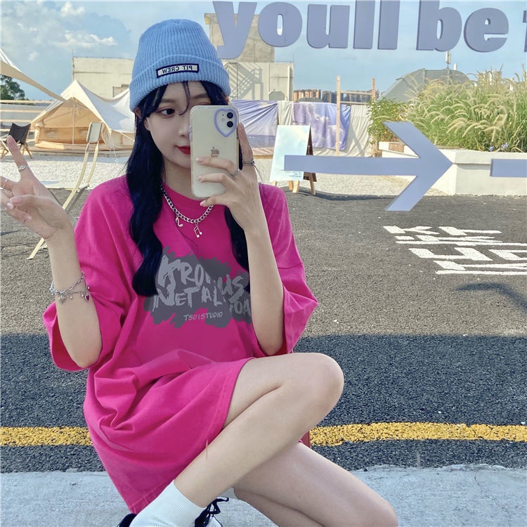 Jiashucheng Áo Thun Ngắn Tay Phong Cách Hàn Quốc Thiết Kế Mới Cho Nữ