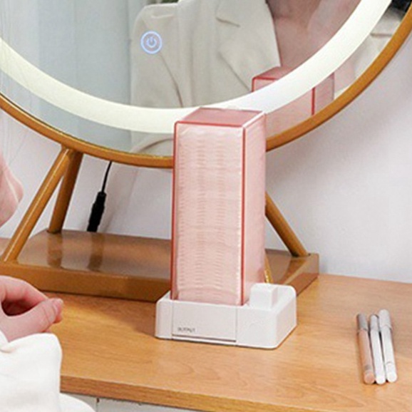 Hộp Đựng Bông Tẩy Trang Tự Động Chống Bụi