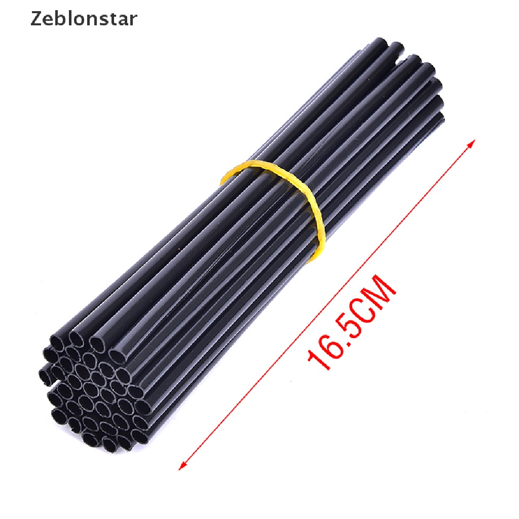 Bộ 36 ốp bọc căm xe máy / xe đạp màu đen