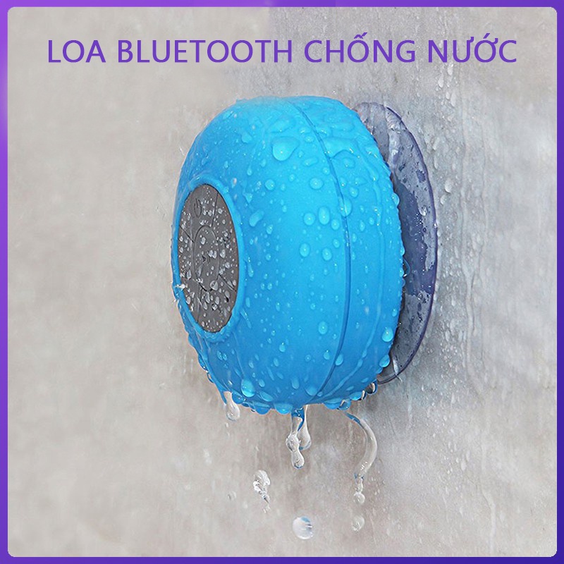 Loa Bluetooth Chống Nước Di động Mini Cho Android IOS Giá Treo Tường Phòng Tắm Dễ Thương