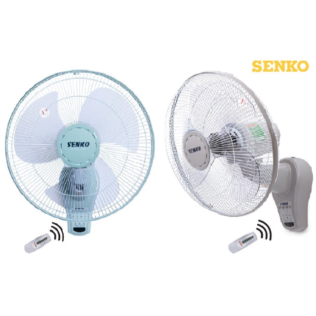 Combo 2 bộ quạt treo tường Senko TR1428 remote khiển từ xa