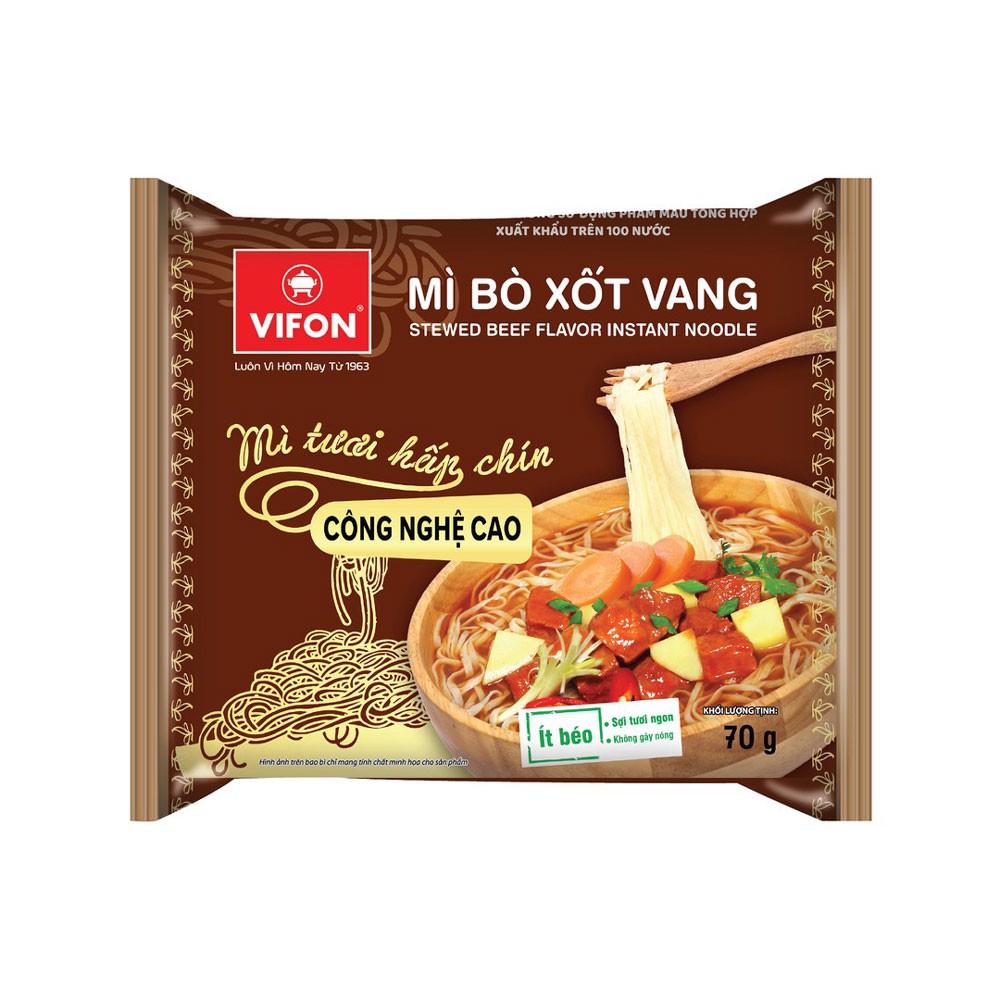 Mì Vifon Bò Sốt Vang 70G