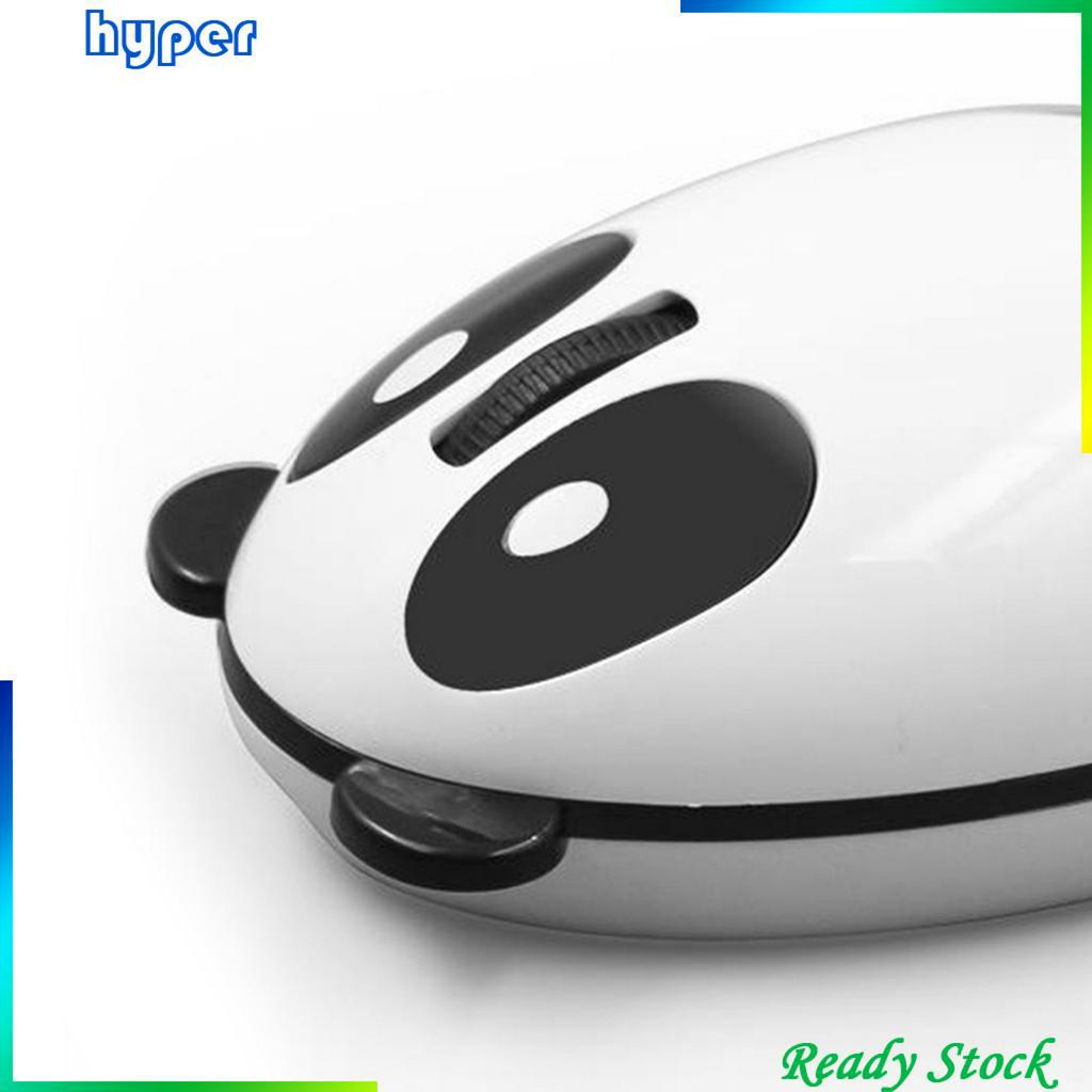 Chuột Không Dây 2.4g 3 Nút 1200 Dpi Hình Gấu Trúc Dễ Thương