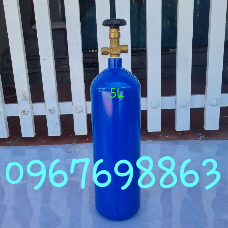 Bình Khí Co2 Hàn Mig 5Lít Đã Nạp Khí