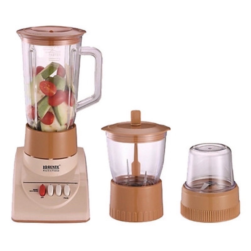 Máy xay sinh tố 3 cối Lorente LT2535, cối thủy tinh, công suất 300W-Bảo hành 12 tháng, màu ngẫu nhiên
