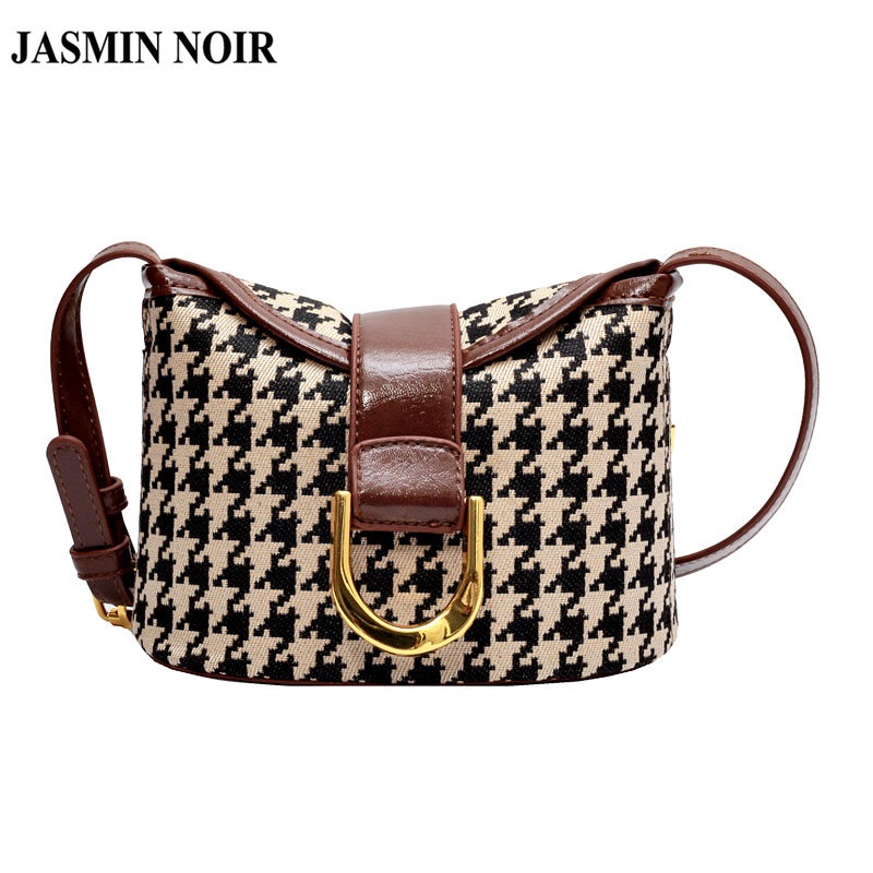 Túi Đeo JASMIN NOIR Chéo Vai Bằng Da PU Thời Trang Sành Điệu Cho Nữ