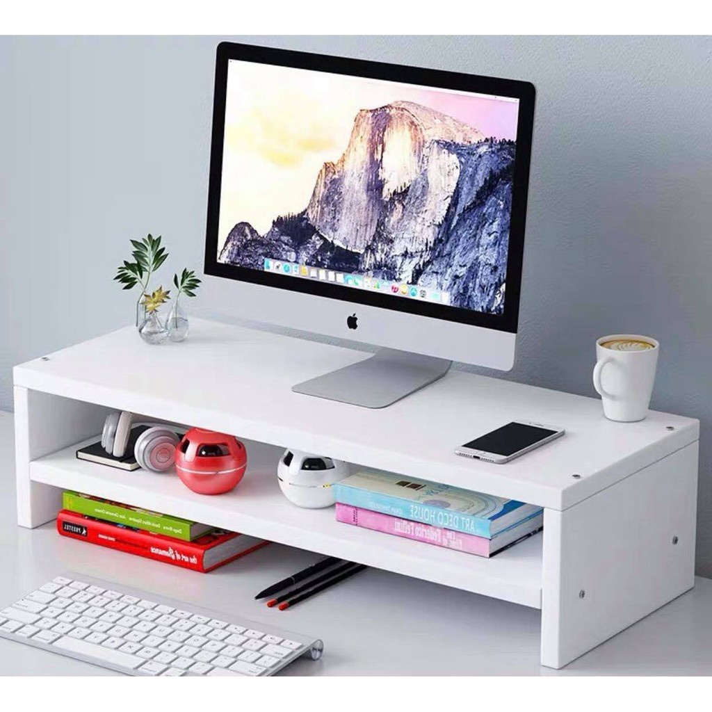 Kệ Gỗ Để Đồ Kệ Để Máy Tính - Sách Lắp Ghép - Siêu Tiện Ích