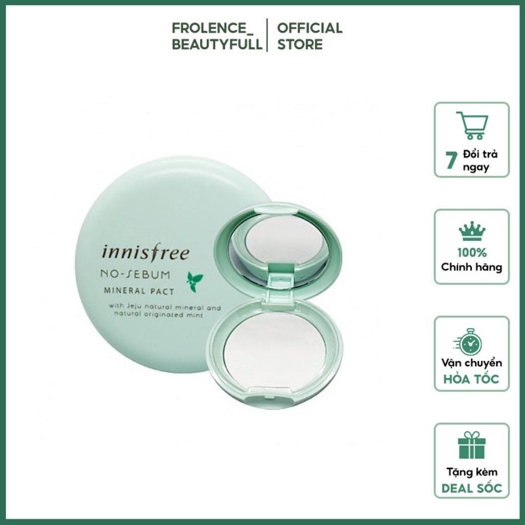 PHẤN PHỦ NÉN Innisfree No Sebum Mineral Pact 8,5g