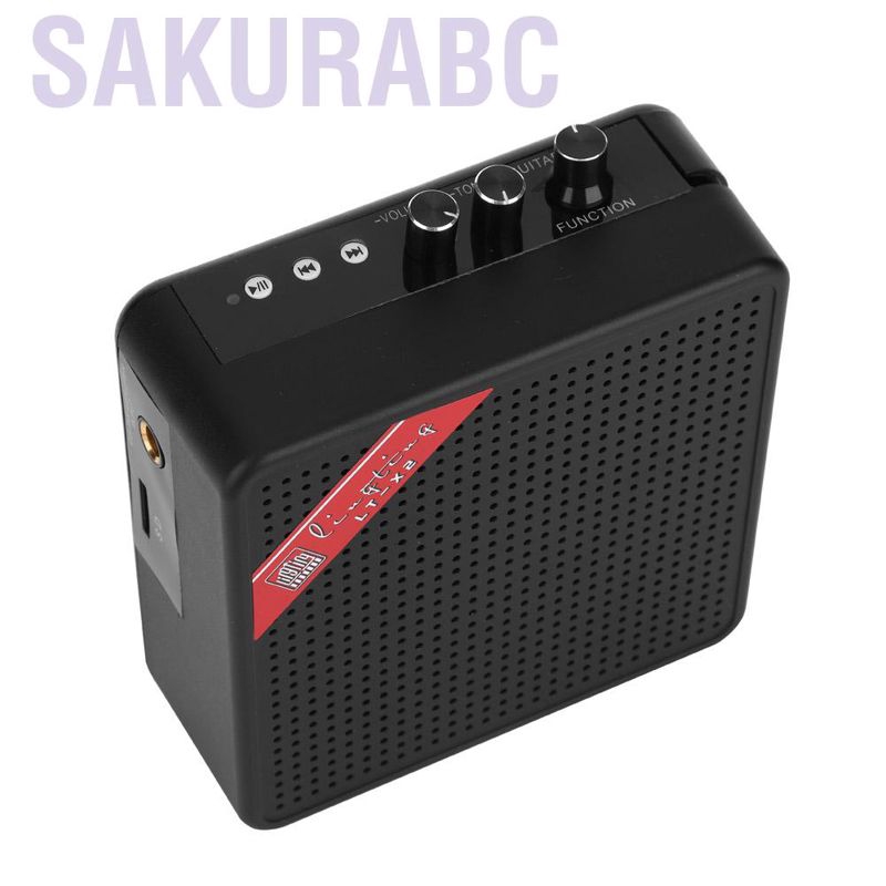 Sakurabc 5W Mini Pocket Electric Guitar Amp Amplifier Speaker F Guitars Ukulele Bluetooth