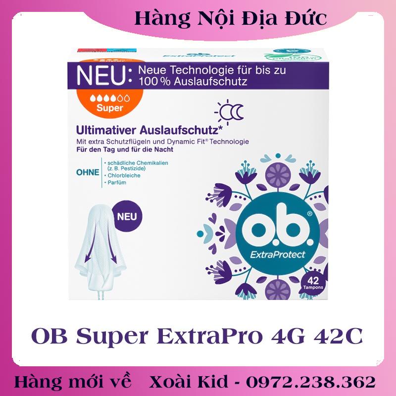 [Có che tên] Băng vệ sinh Tampon Ob Đức - Date mới đủ Bill