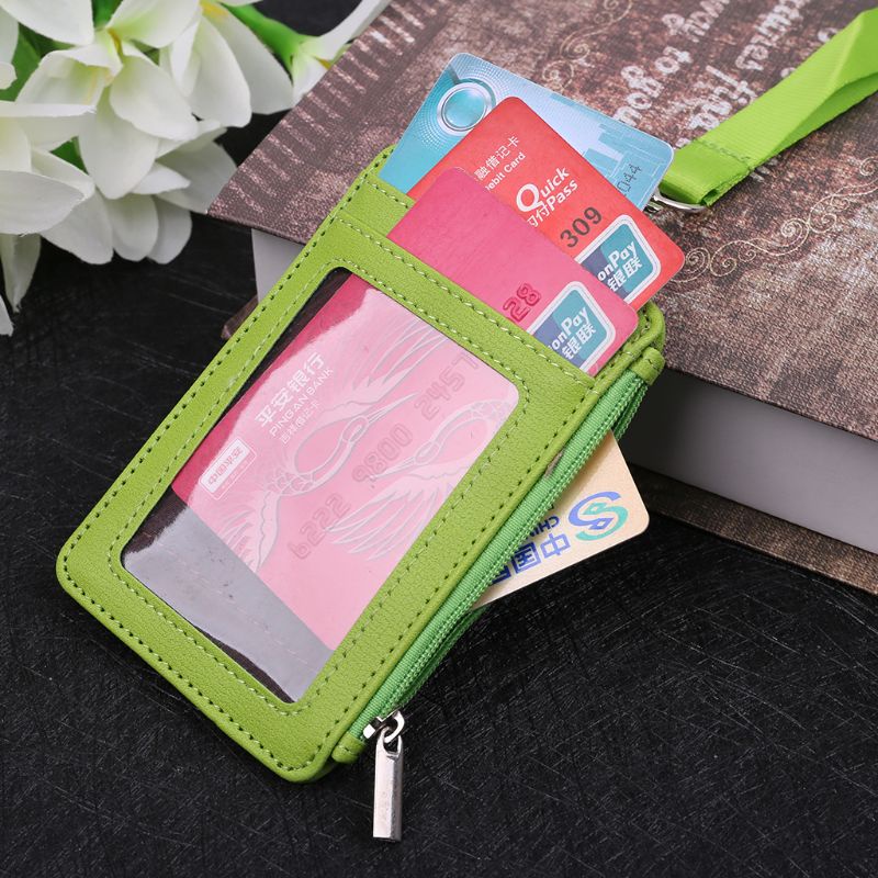 Dây Đeo Thẻ ID Bằng Da Tiện Dụng Cho Doanh Nhân