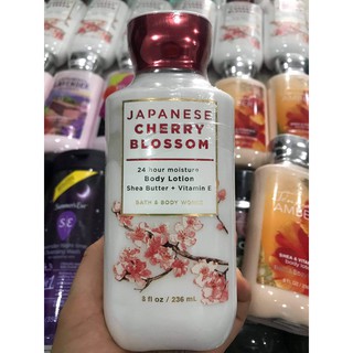 (Mẫu mới, chuẩn bill) SỮA DƯỠNG THỂ BATH AND BODY WORKS CHERRY BLOSSOM LOTION 236ML