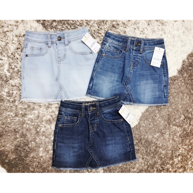 Quần short bò giả chân váy