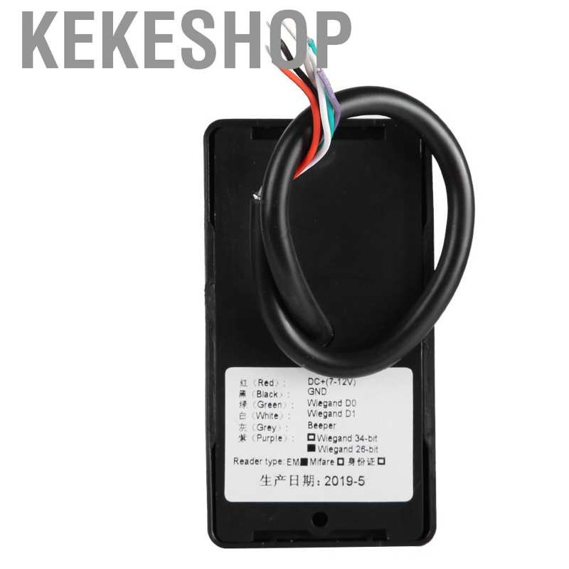 Đầu Đọc Thẻ Từ Rfid 125khz Wiegand 26 / 34 Chống Thấm Nước Diy