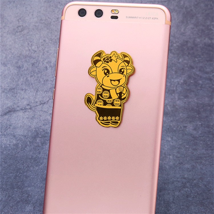 Mèo thần tài, trâu chiêu tài dán điện thoại may mắn chiêu tài lộc Dùng Dán Điện Thoại, Để Trong Ví | BigBuy360 - bigbuy360.vn