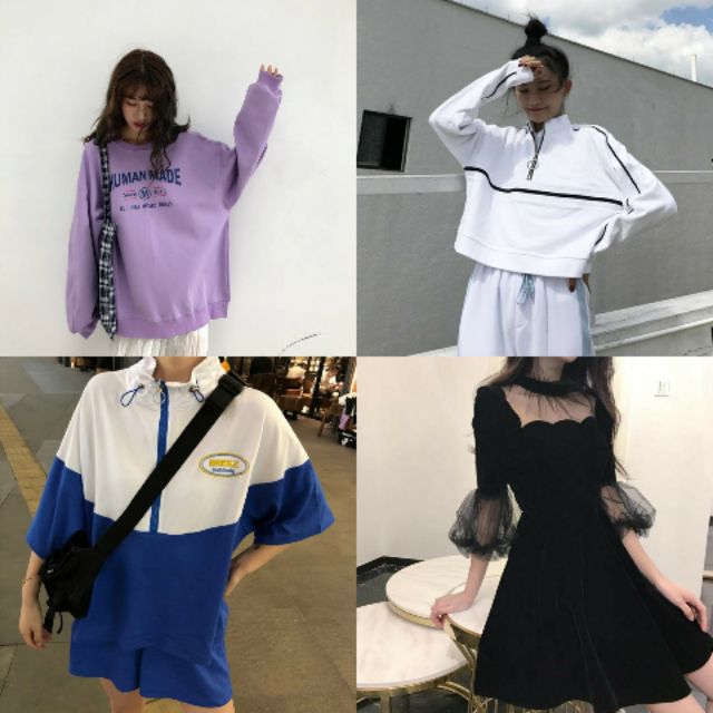 Áo croptop sweater sẵn