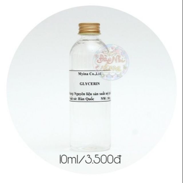 Glycerin làm bóng slime và dẻo slime/Glycerin