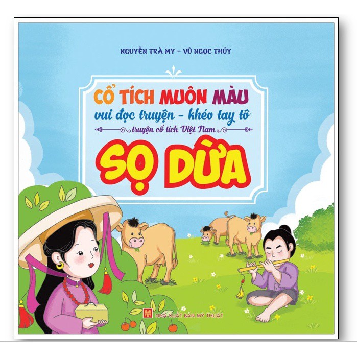 Sách - Cổ tích muôn màu Vui đọc truyện khéo tay tô (Truyện cổ tích việt nam  - Túi 8 cuốn)