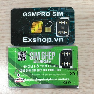 Sim ghép iphone new