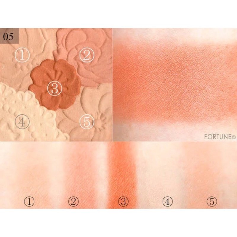 Phấn ma hồng Canmake Mat Fleur Cheeks (má hồng không nhũ) hàng nội địa Nhật