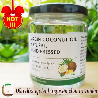 Dầu Dừa Ép Lạnh 200ml - Xứ Nẫu Bình Định Nhân Thùy