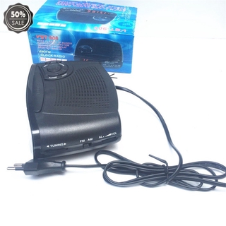 Alarm Clock Radio with AM/FM Digital LED Display with Snooze, Battery Backup Function