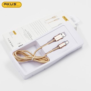Dây cáp tự ngắt 1M (Lightning) AKUS - CTN01 (Hàng chính hãng - Bảo hành 12 tháng)