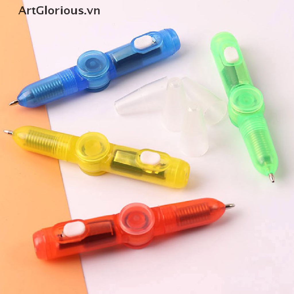 (MớI) Con Quay Đồ Chơi Fidget Spinner Với ĐèN LED 2 Trong 1 EDC