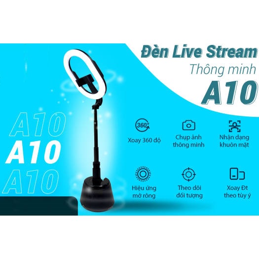 Giá để điện thoại live stream tự động nhận diện khuôn mặt và quay theo, Phụ kiện phát trực tiếp chính hãng