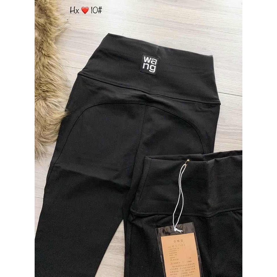 Quần Legging Nữ Cạp Cao 7p Nâng Mông Ken Bụng Chất Umi Hàn Kèm Hộp Xuất Xịn